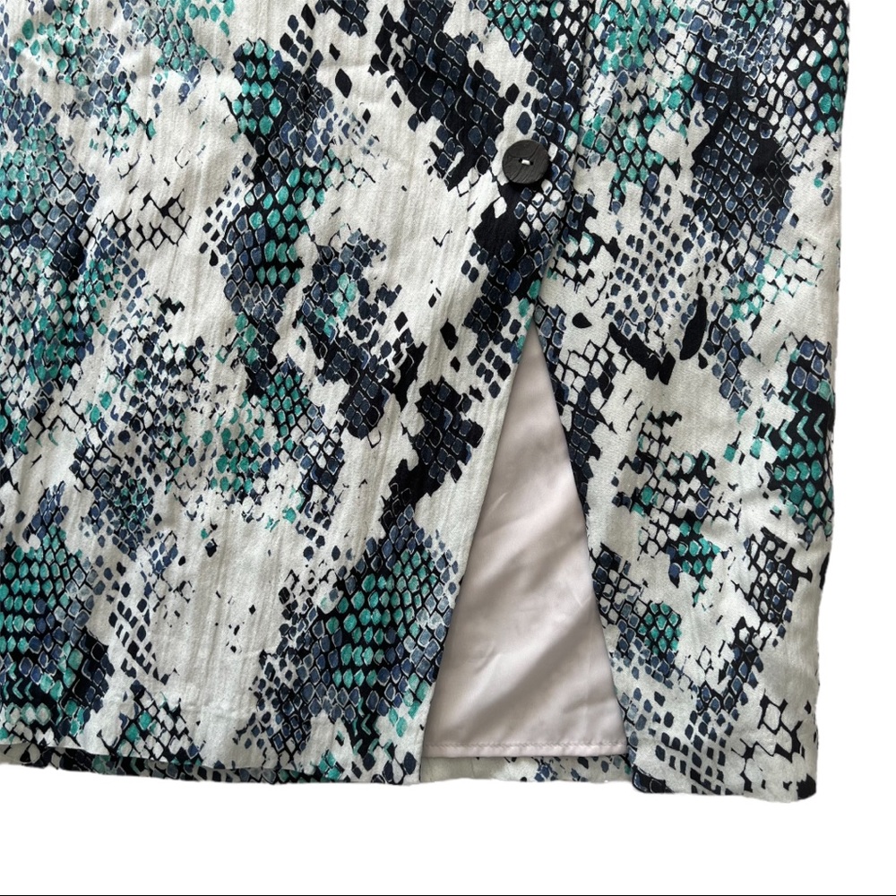 Anthropologie Hutch Blue Serpentine Skirt | 12 - Picture 4 of 6
